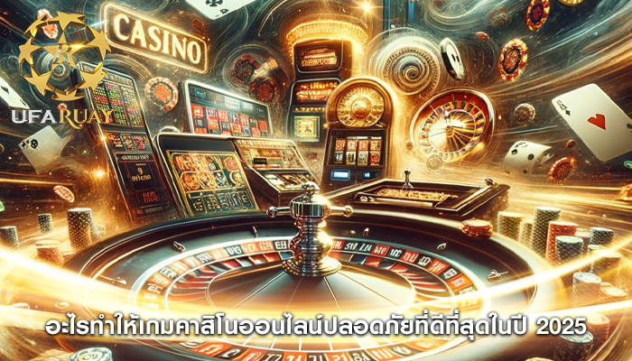 อะไรทำให้เกมคาสิโนออนไลน์ปลอดภัยที่ดีที่สุดในปี 2025